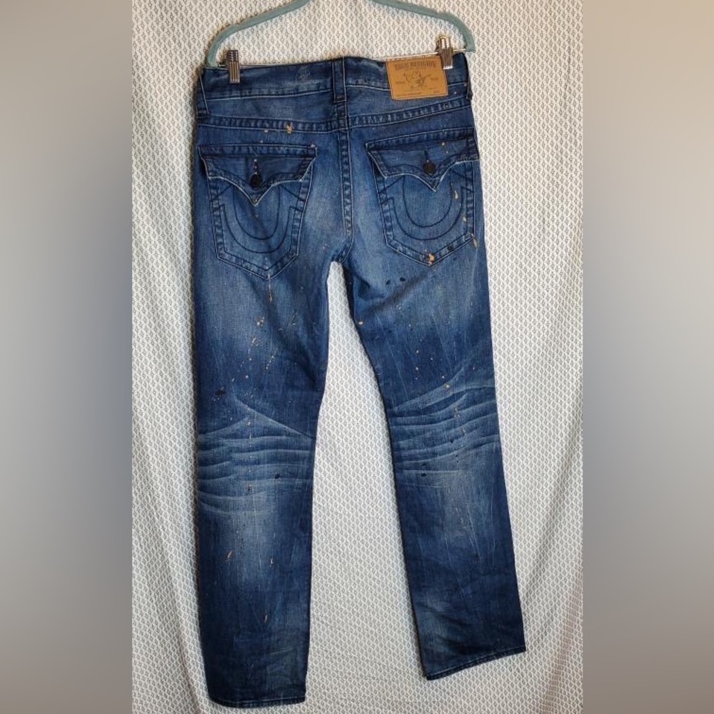 True religion paint splatter jeans